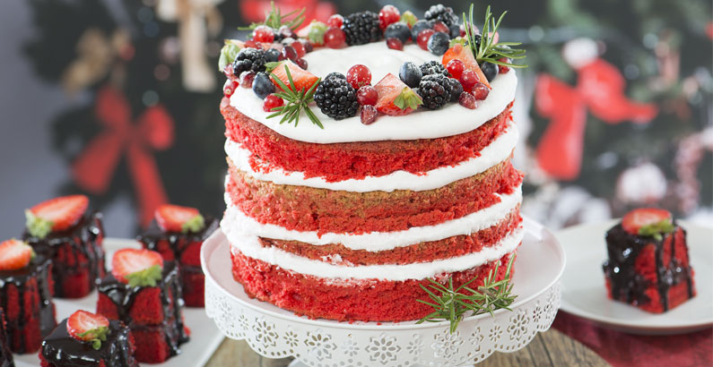 Gâteau velours rouge - Decora