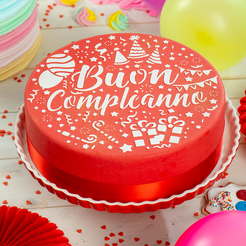 Stencil Per Torte Auguri - Borriello Cakes