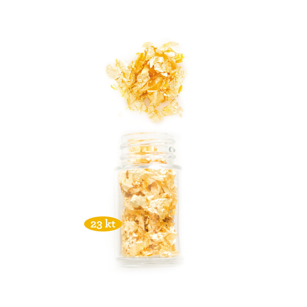 1g 24K Edible Gold Foil Medium Flakes