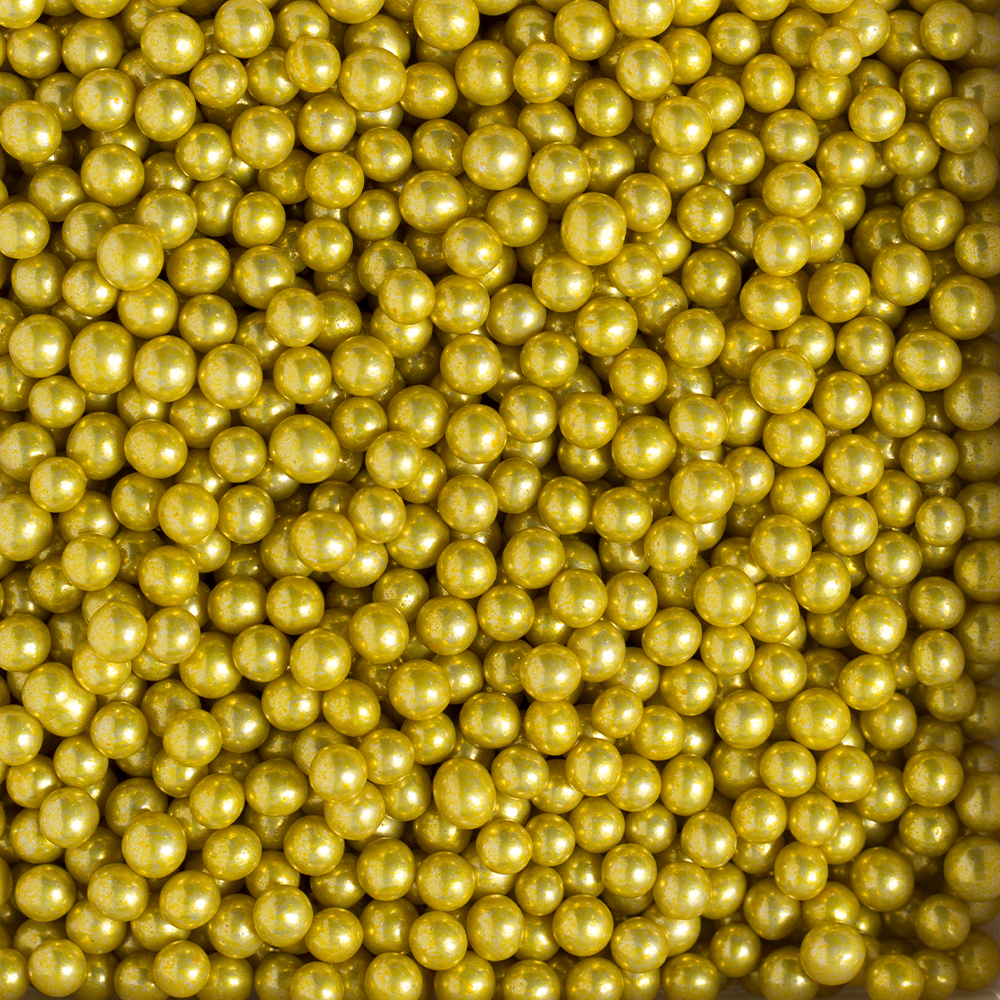 Perles de sucre dorées 300 g - Patisdécor Pro