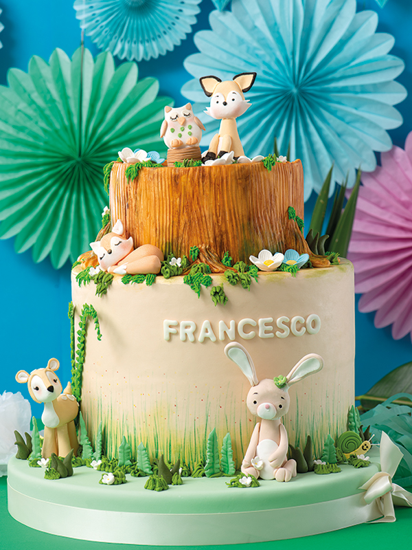 Torta Animali del Bosco