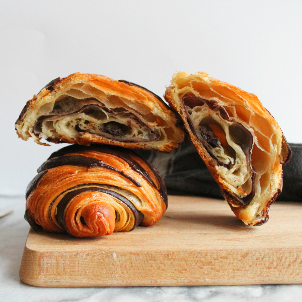 Croissant o Pain au Chocolat Bicolore